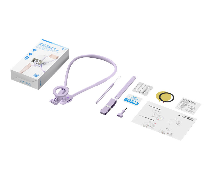 MagSafe нагрудное крепление для смартфона и экшн камеры (фиолетовый цвет) MagSafe нагрудное крепление для смартфона и экшн камеры (фиолетовый цвет)
