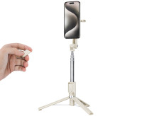 Magsafe монопод-штатив для смартфонов и экшн камер с беспроводным пультом (бежевый цвет)