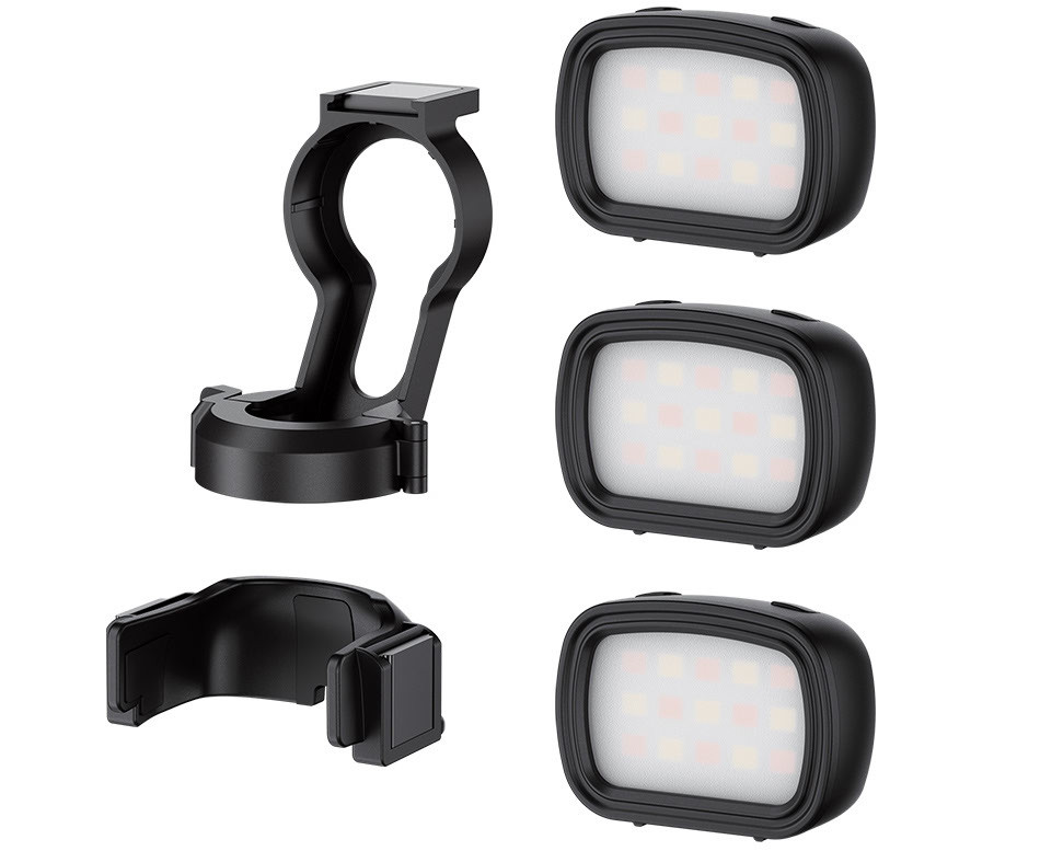 Мини LED свет для DJI Osmo Pocket 3 (три LED панели)