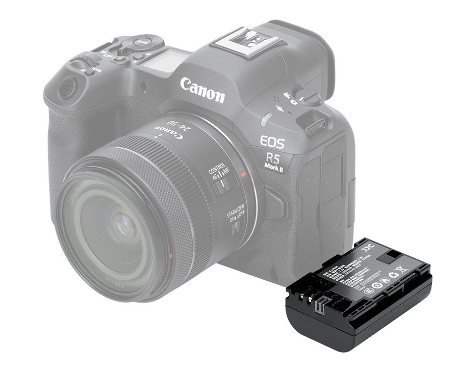 Аккумулятор JJC для Canon EOS R5 Mark II (Canon LP-E6P)