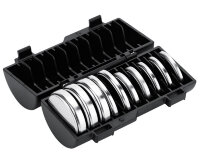 Защитный бокс на 10 круглых батареек «таблеток»