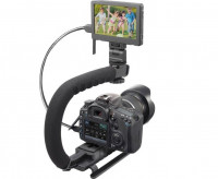 Стабилизатор рукоятка С-формы с башмаком для микрофона