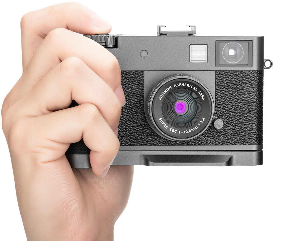 L-образная рукоятка для Fujifilm X Half (тёмно-серый цвет)