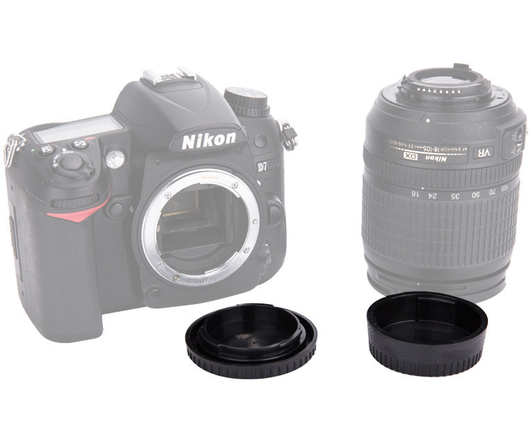 Комплект крышек для Nikon F (для корпуса камеры и задняя для объектива)