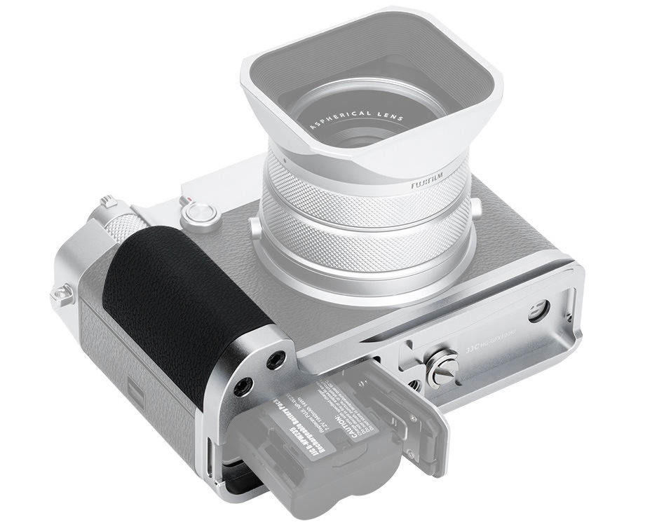 L-образная рукоятка для Fujifilm GFX100RF (серебристая) L-образная рукоятка для Fujifilm GFX100RF (серебристая)