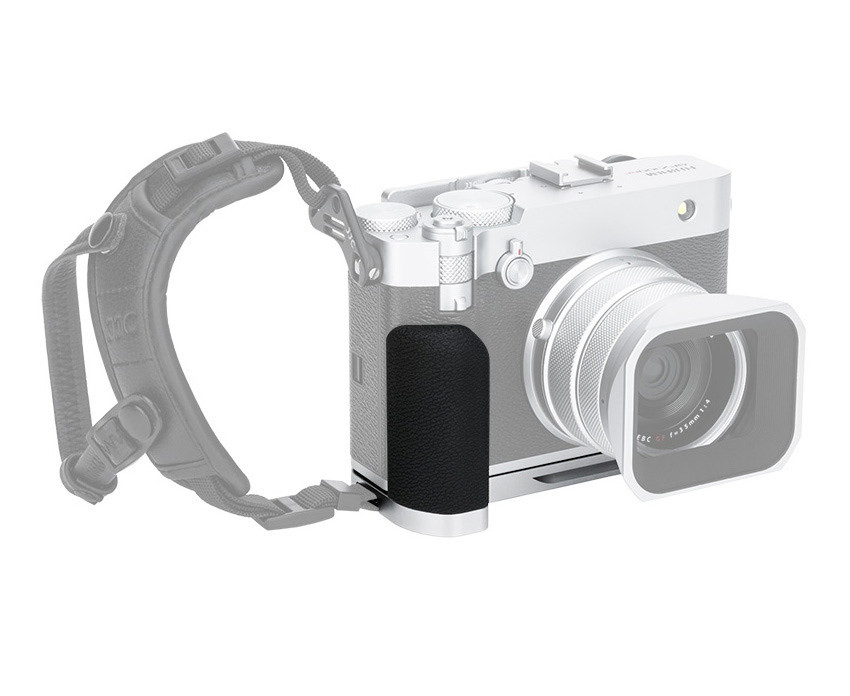 L-образная рукоятка для Fujifilm GFX100RF (серебристая) L-образная рукоятка для Fujifilm GFX100RF (серебристая)