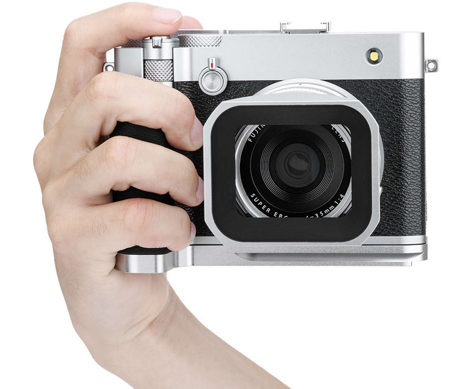 L-образная рукоятка для Fujifilm GFX100RF (серебристая) L-образная рукоятка для Fujifilm GFX100RF (серебристая)