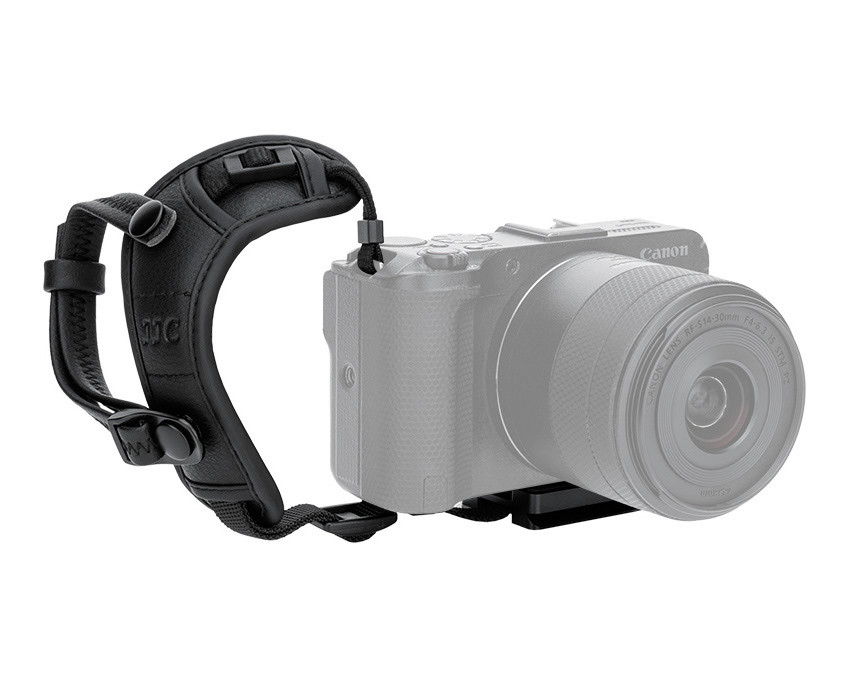 Кистевой ремень для зеркальных и беззеркальных камер с площадкой Arca-Swiss (чёрный)