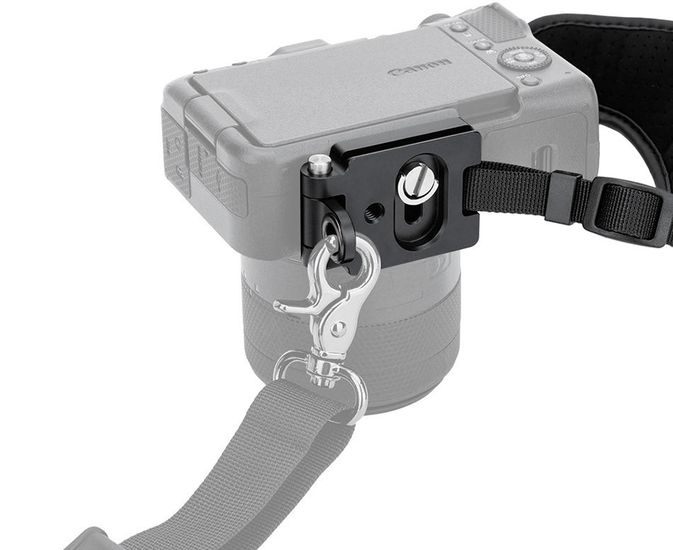 Кистевой ремень для зеркальных и беззеркальных камер с площадкой Arca-Swiss (чёрный)