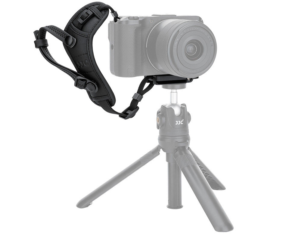 Кистевой ремень для зеркальных и беззеркальных камер с площадкой Arca-Swiss (чёрный)