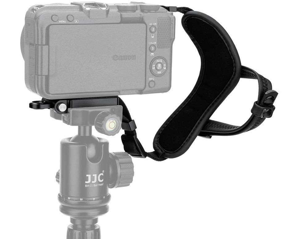 Кистевой ремень для зеркальных и беззеркальных камер с площадкой Arca-Swiss (чёрный)