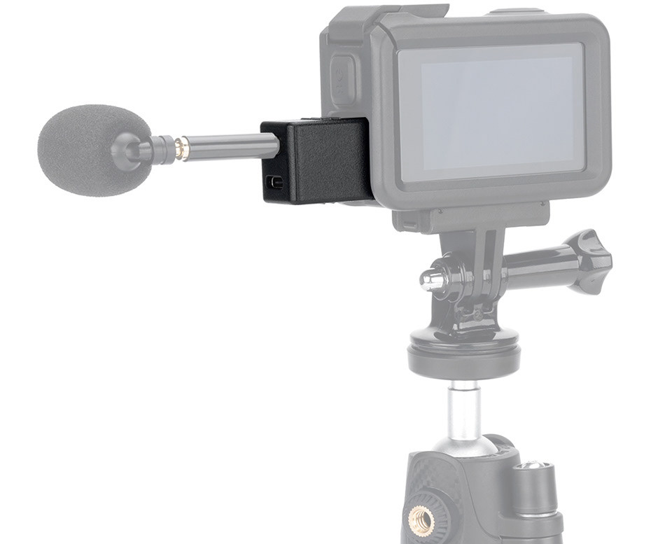 Адаптер микрофона для DJI Osmo Action 5 Pro / Action 4 (USB-C / 3.5мм TRS)