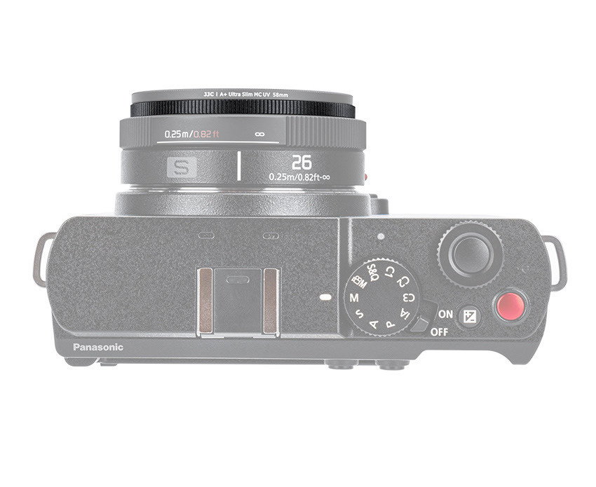 Адаптер для установки светофильтров 58 мм на Panasonic Lumix S 26mm f/8