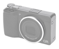 Декоративное кольцо для объектива Ricoh GR III (серебристое)