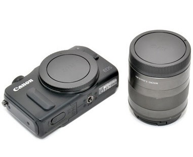 Комплект крышек для Canon EOS-M (для корпуса камеры и задняя для объектива)