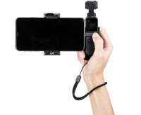 Крепление смартфона к DJI OSMO Pocket в штатив с уровнем и холодным башмаком, чёрный цвет