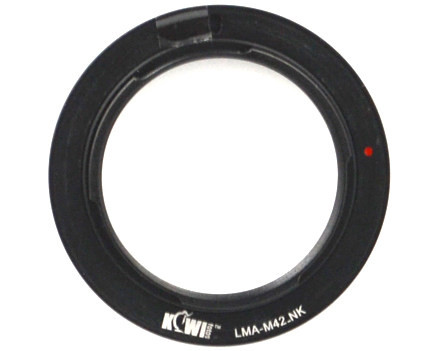 Адаптер для установки объективов M42 на фотокамеры Nikon F