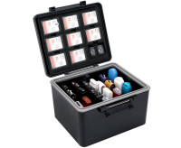 Защитный бокс на 26 шт USB флешек, 9 шт SD Card и 18 шт microSD карт памяти