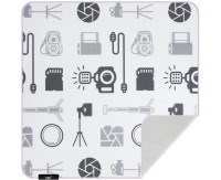 Мягкий защитный чехол конверт для камеры, объектива, планшета, игровой консоли 35x35 см (фотооборудование)