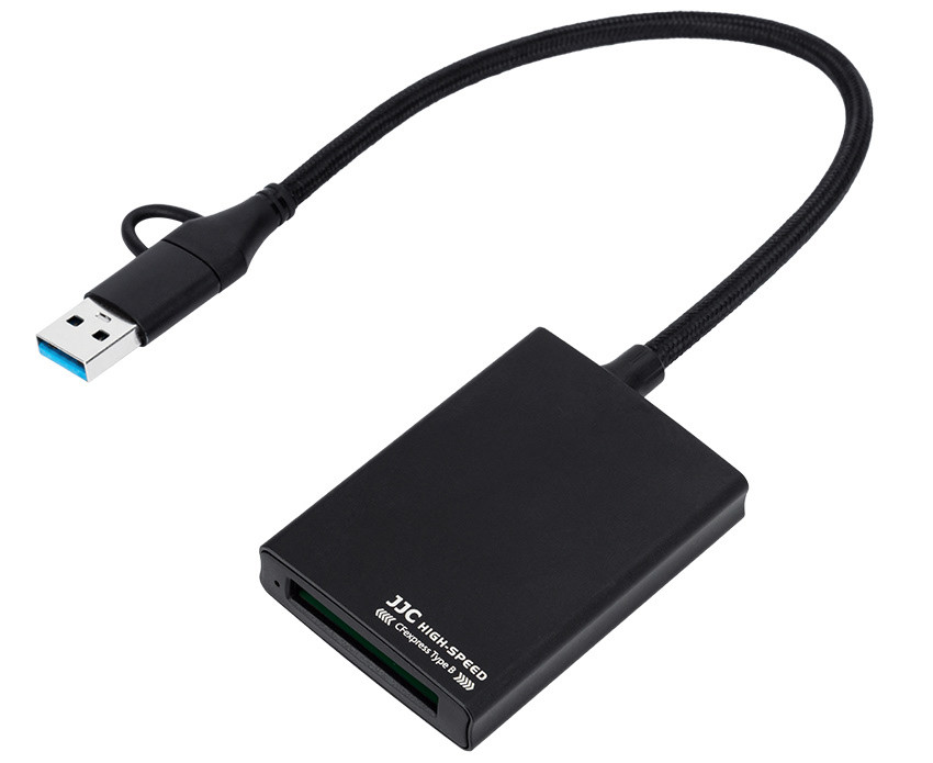 Картридер CFexpress Type B (USB-A / USB-C 3.2 Gen2 10Gbps)