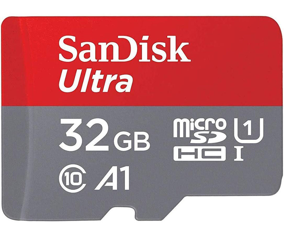 Карта памяти microSDHC UHS-I Sandisk Ultra 32 Гб, 120 МБ/с, Class 10