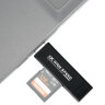 Картридер USB 3.0 + Type-C + Lightning OTG для SD и MicroSD карт памяти (чёрный)