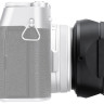 Квадратная бленда для Fujifilm X100VI, X100V, X100F с адаптером на 49 мм (чёрная)
