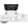 Квадратная бленда для Fujifilm X100VI, X100V, X100F с адаптером на 49 мм (чёрная)