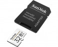 Карта памяти microSDHC UHS-I U3 Sandisk High Endurance 32 Гб, 100 МБ/с, Class 10 V30
