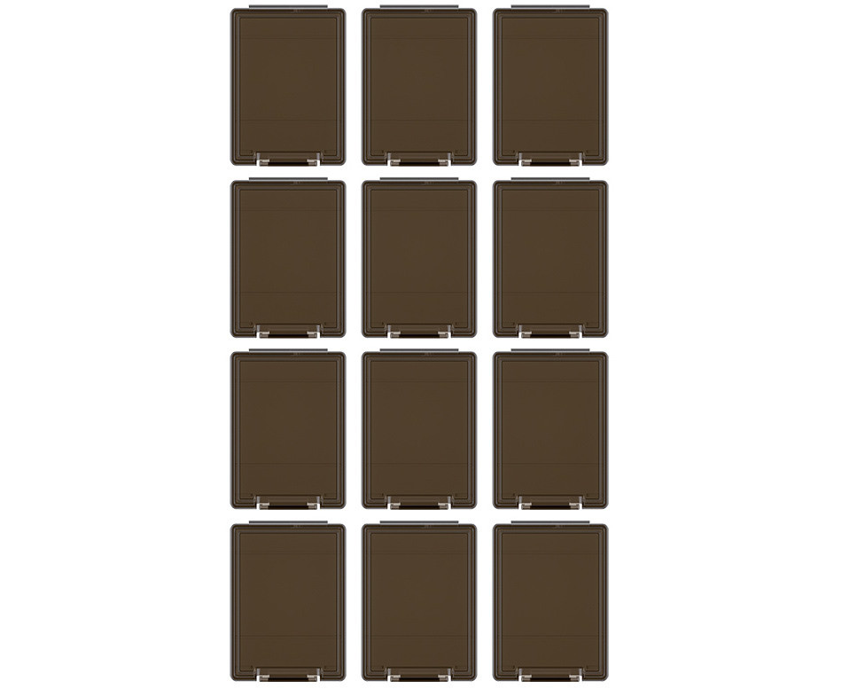 Прозрачный держатель для карт памяти CFexpress Type B / XQD (12 штук)