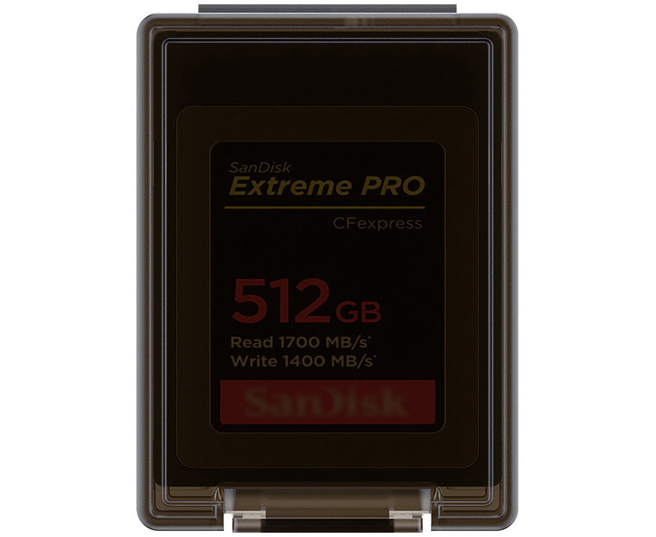 Прозрачный держатель для карт памяти CFexpress Type B / XQD (12 штук)