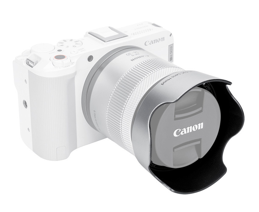 Бленда JJC LH-63C SILVER (Canon EW-63C) серебристая