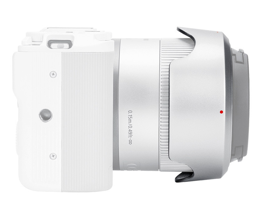 Бленда JJC LH-63C SILVER (Canon EW-63C) серебристая