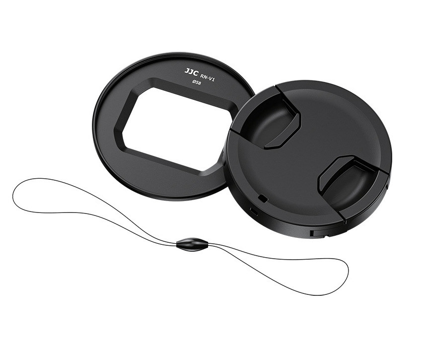 Переходное кольцо для Canon Powershot V1 на 58 мм с крышкой