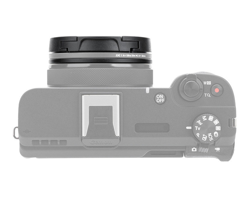 Переходное кольцо для Canon Powershot V1 на 58 мм с крышкой