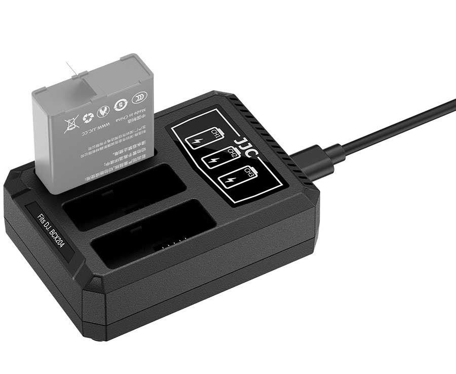 Зарядное USB-C устройство для трёх аккумуляторов DJI BCX204