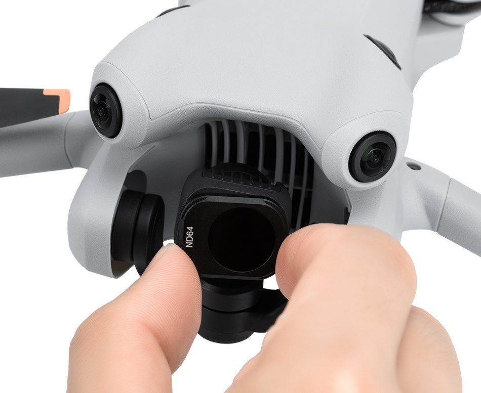 Набор из четырёх светофильтров для DJI Mini 4 Pro (ND16, ND64, ND256, CPL)