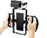 Видео риг трансформер для смартфона с кистевым ремнём и пультом