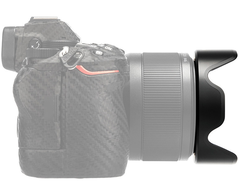 Бленда JJC LH-Z50F28 BLACK для объектива Nikon Z MC 50mm f2.8 Macro лепестковая