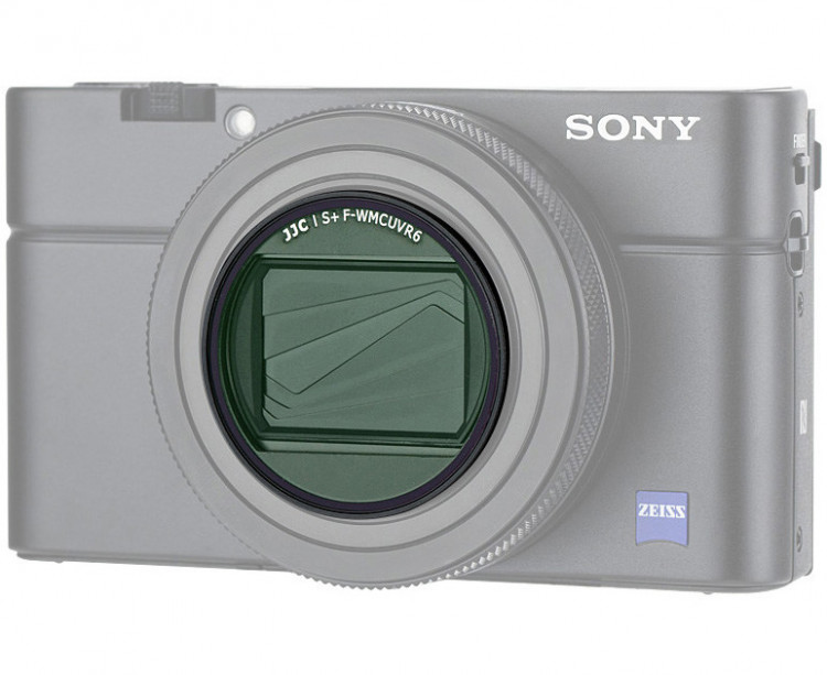 Светофильтр защитный для Sony RX100 VII и Canon G7 X Mark III с крышкой