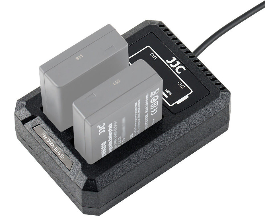 Зарядное устройство для двух аккумуляторов Panasonic DMW-BLG10 /  DMW-BLE9 / Leica BP-DC15