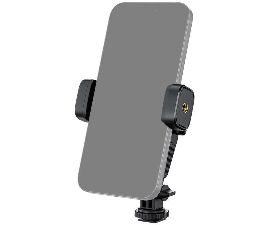 Крепление смартфона или экшн камеры в горячий башмак или штатив с холодным башмаком