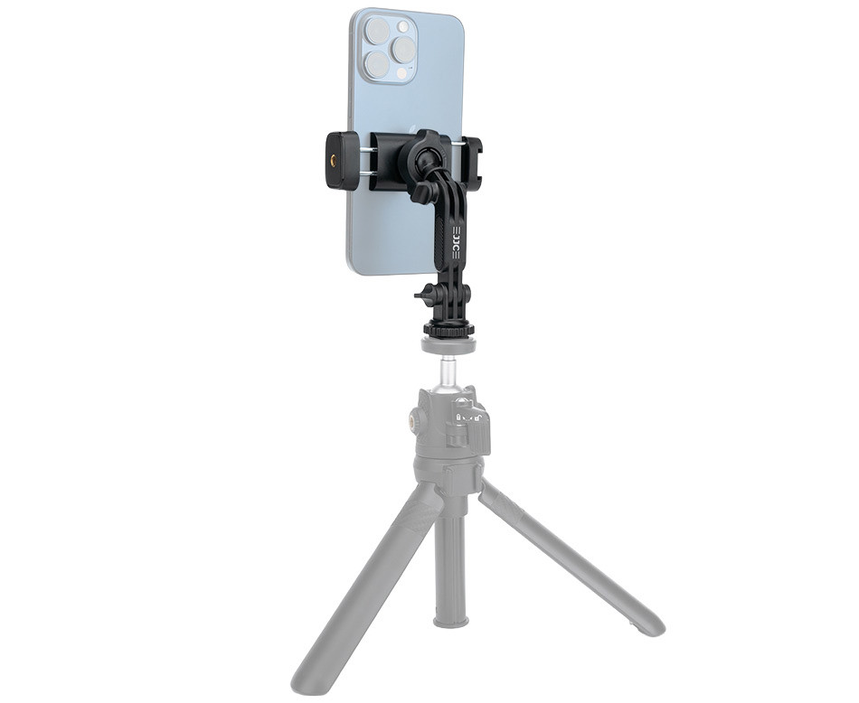 Крепление смартфона или экшн камеры в горячий башмак или штатив с холодным башмаком