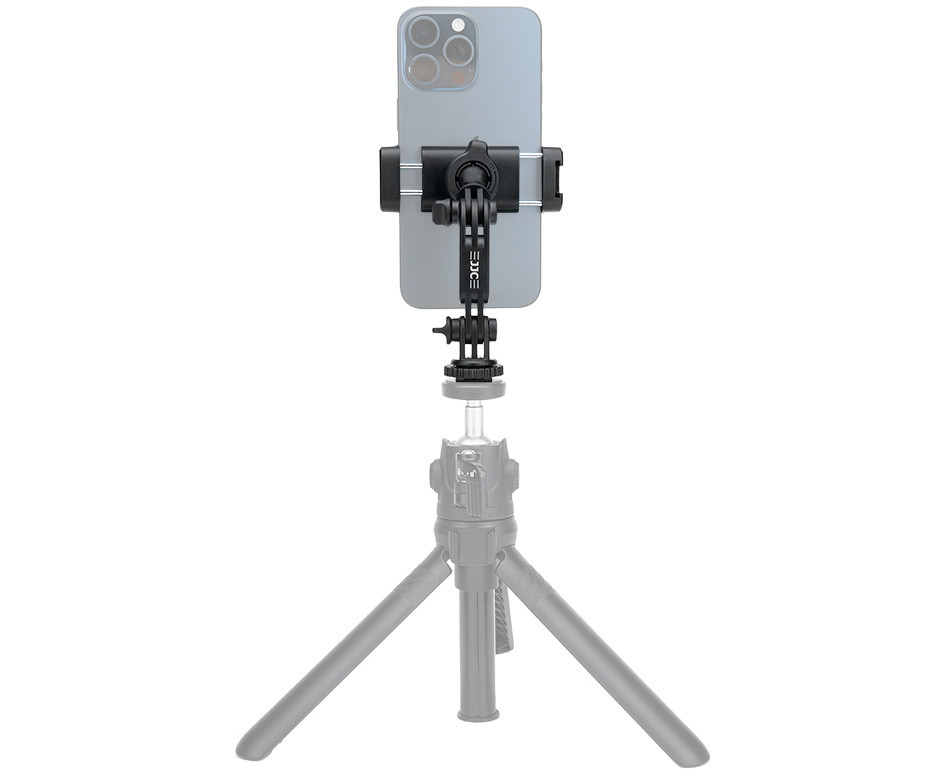 Крепление смартфона или экшн камеры в горячий башмак или штатив с холодным башмаком