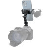 Крепление смартфона или экшн камеры в горячий башмак или штатив с холодным башмаком