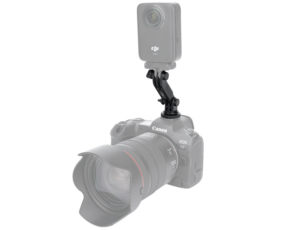 Крепление смартфона или экшн камеры в горячий башмак или штатив с холодным башмаком