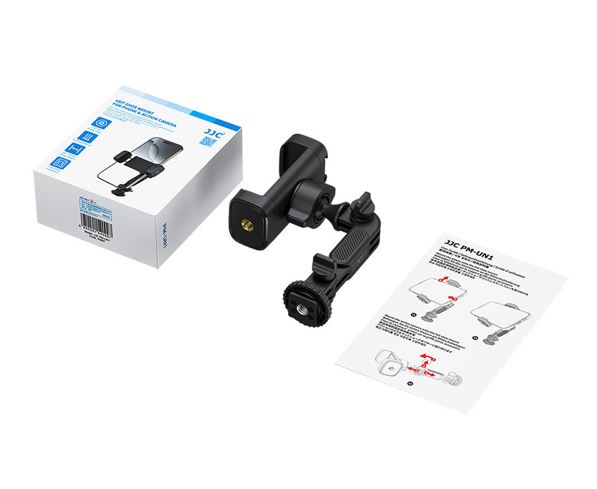 Крепление смартфона или экшн камеры в горячий башмак или штатив с холодным башмаком