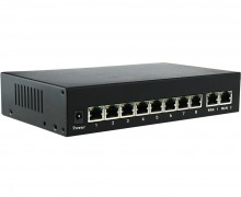 PoE коммутатор 10 портов Ethernet 10/100/1000 Mbps