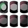 Шесть светофильтров для DJI Osmo Pocket 3 (ND8, ND16, ND32, ND64, ND256, CPL)