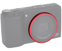 Декоративное кольцо для объектива Ricoh GR IIIx (красное)